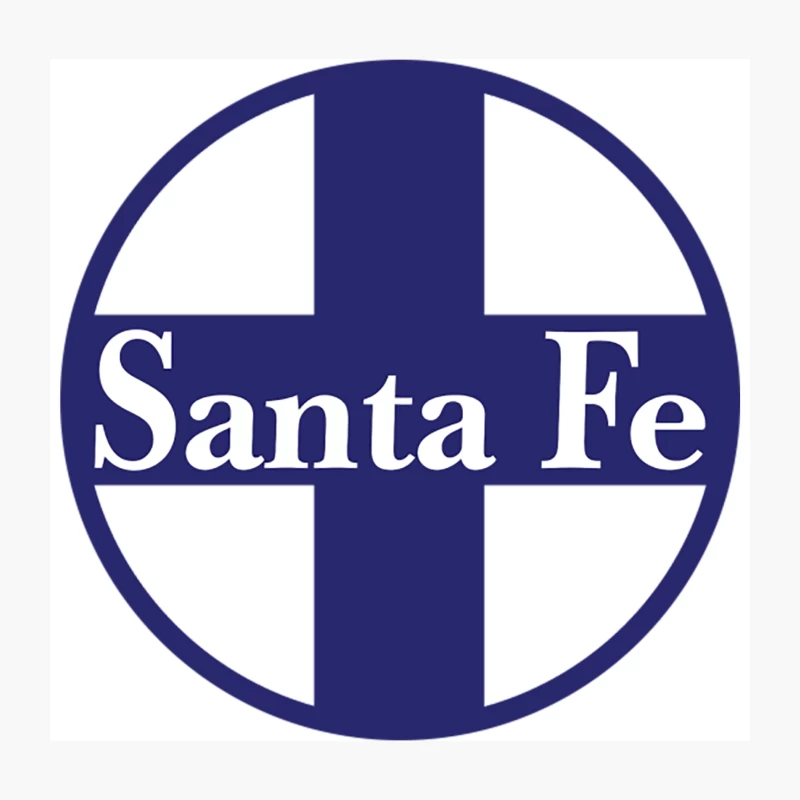 Santa Fe Railroad Throw Pillow