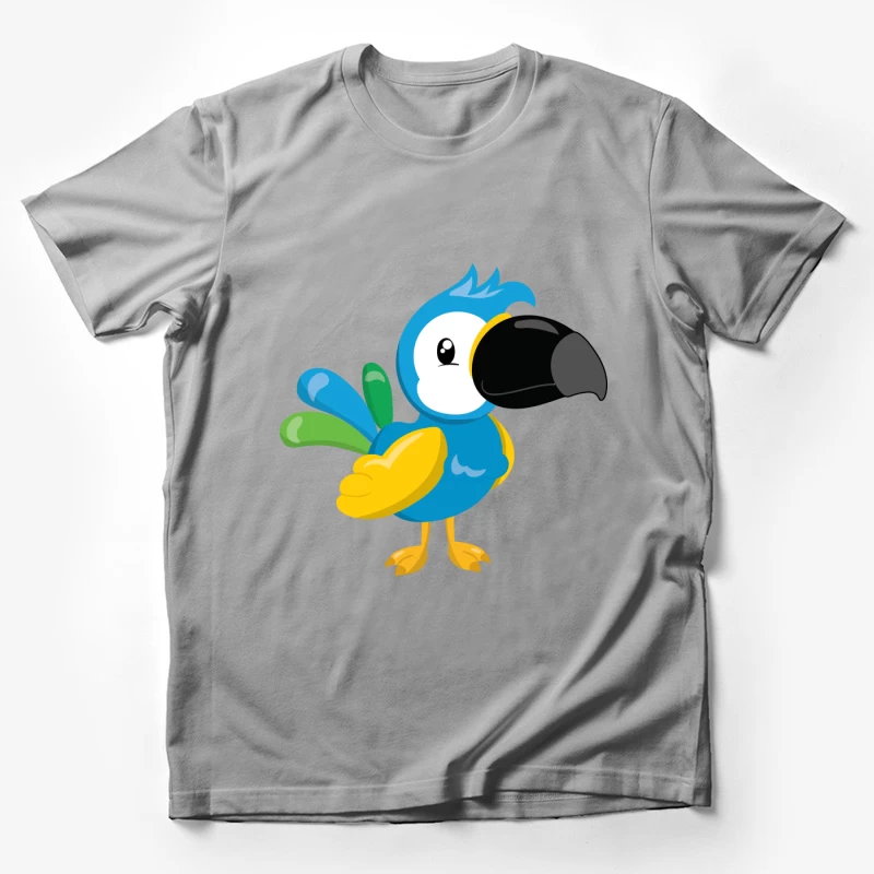 Perroquet coloré en dessin animé Homme T-Shirt