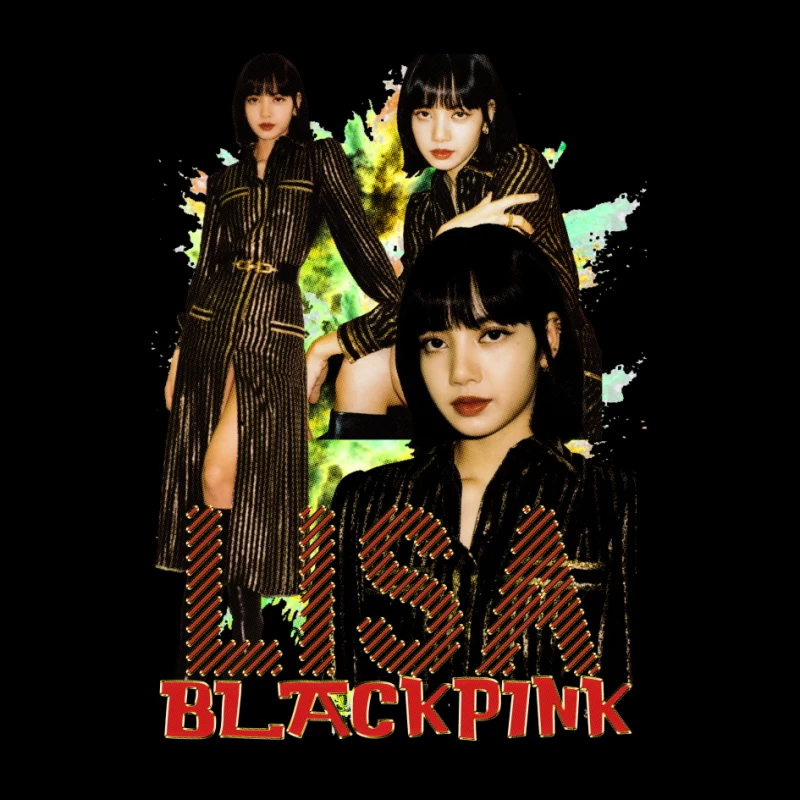 Lisa from BLACKPINK in Fashionable Attire Pin