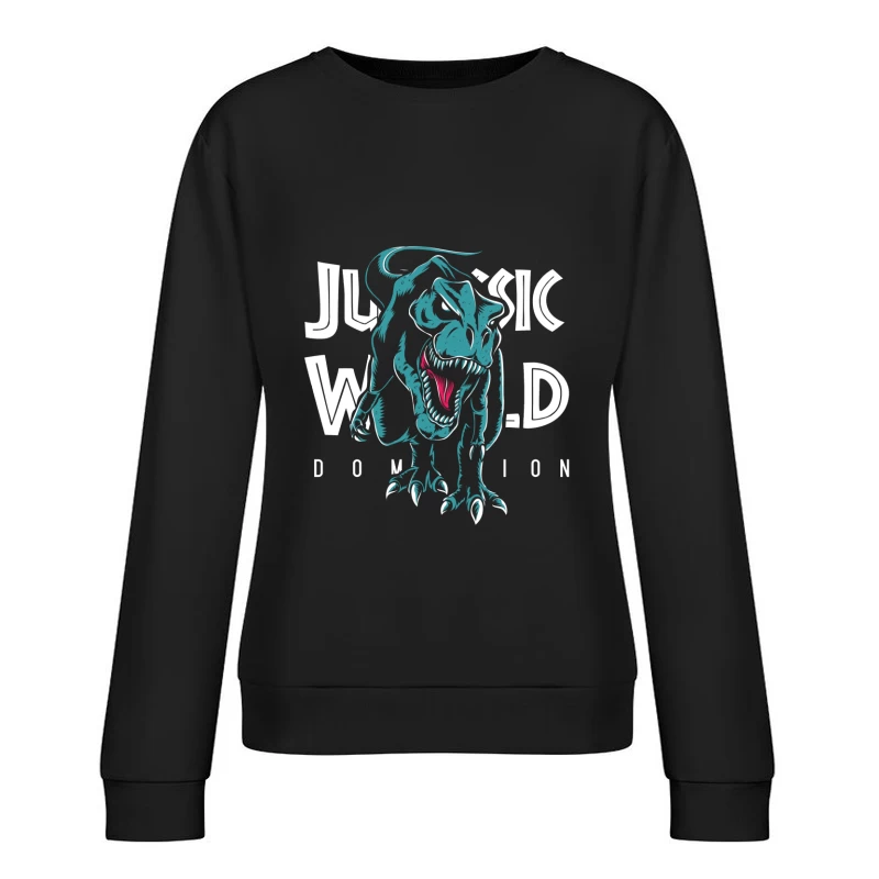 Jurassic World Dominion Logo Female Pullover Sweatshirt