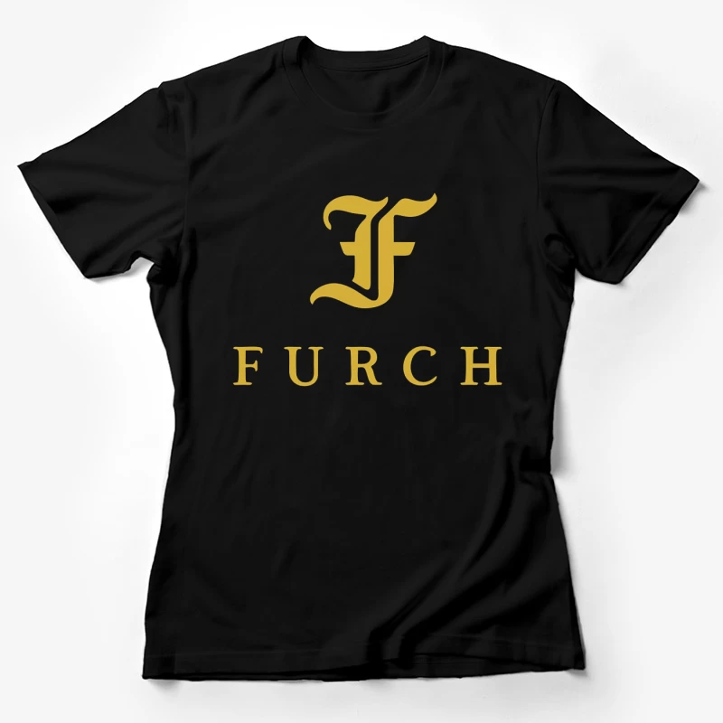 Furch Gold Logo - Luxury Minimalist Typography Design Female T-Shirt