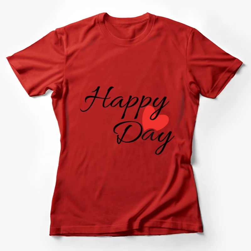 Lettrage avec cœur artistique Femme T-Shirt