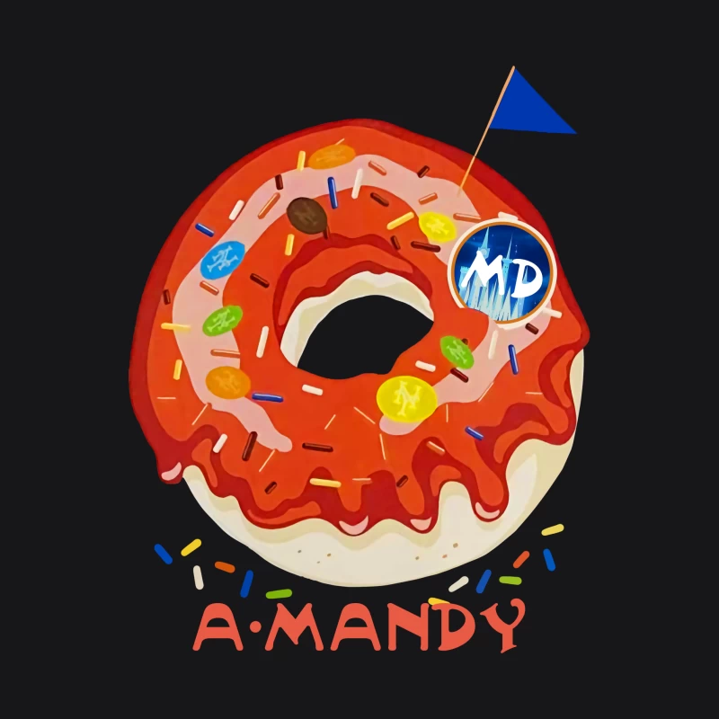 Kreatives Donut-Design mit Farben und Logo Damen Pullover Hoodie