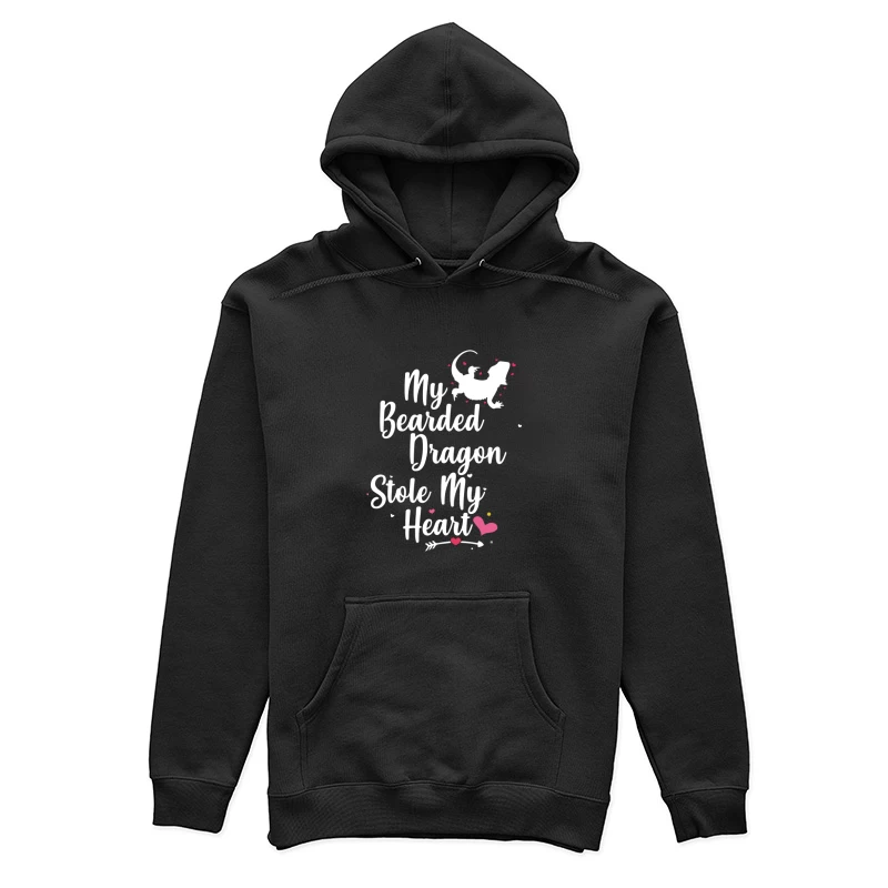 Amour de lézard à barbe Femme Sweat à capuche