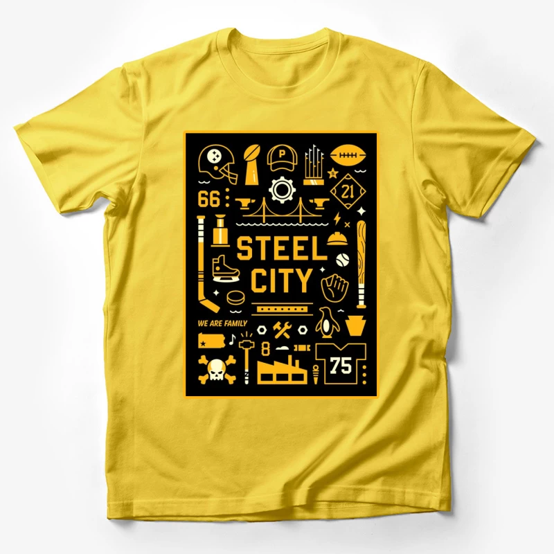 PITTSBURGH SPORTS Male T-Shirt