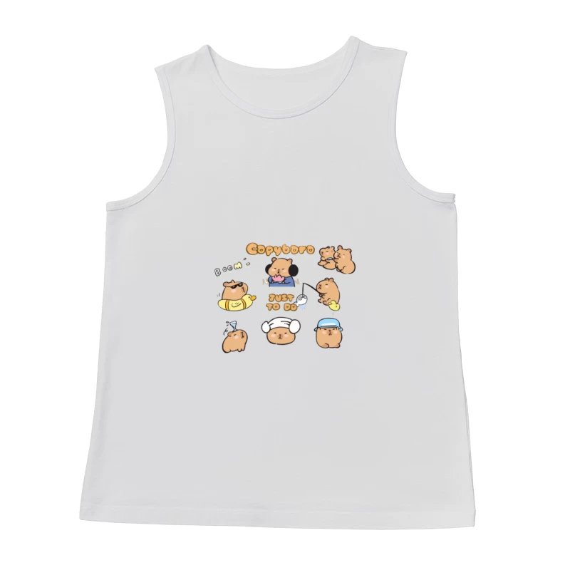 Illustrations de Capybara mignonnes Homme Débardeur