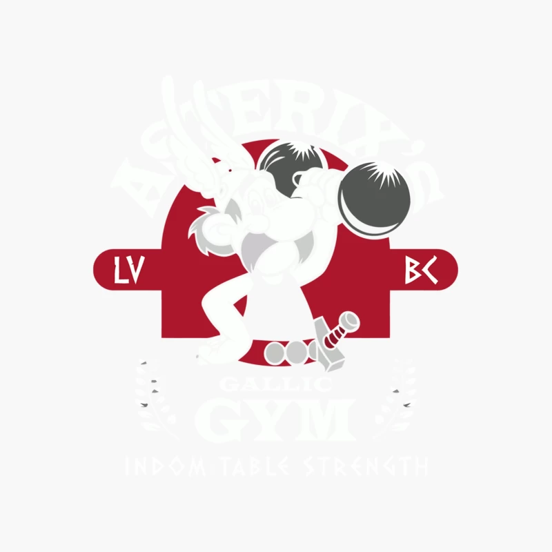 Minimalist Anime-Style Logo with Cartoon Swordsman Cotton Tote Bag