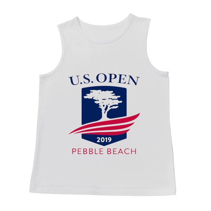 2019 US Open Golf Championship at Pebble Beach Logo Male Tank Top