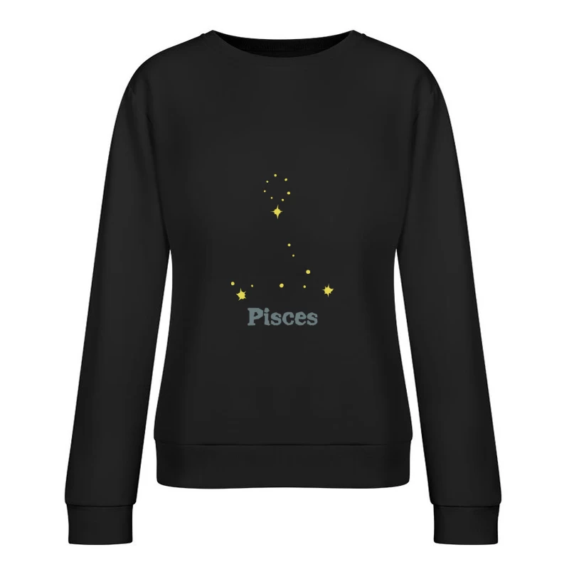 Sternbild der Fische Damen Pullover Sweatshirt