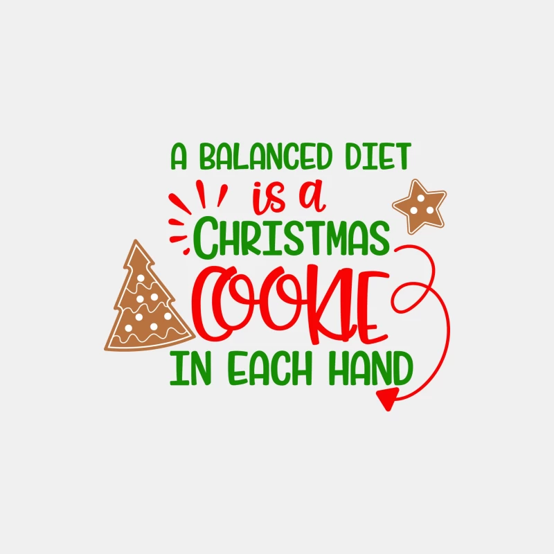 Humour de Noël: Cookies pour une alimentation équilibrée Homme Débardeur