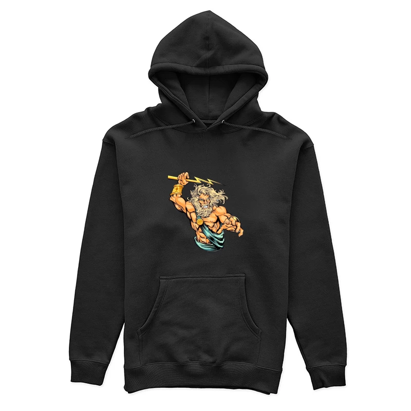 Zeus: The God of Lightning Female Pullover Hoodie