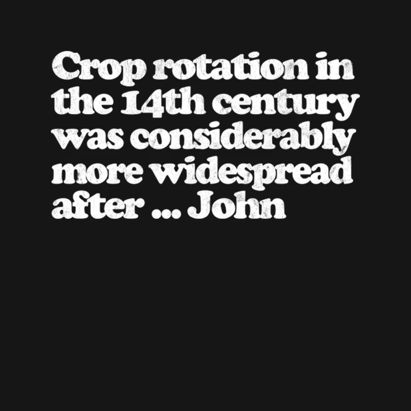 Crop rotation in the 14th century  Young Ones Fan Gift Mouse Pad