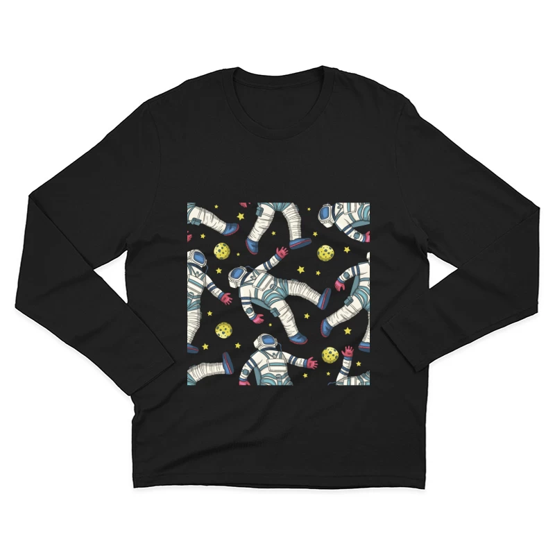 Astronauten im Weltraum Herren Langarm T-Shirt
