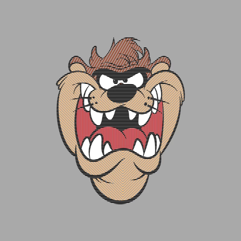 Taz the Tasmanian Devil Male Pullover Hoodie