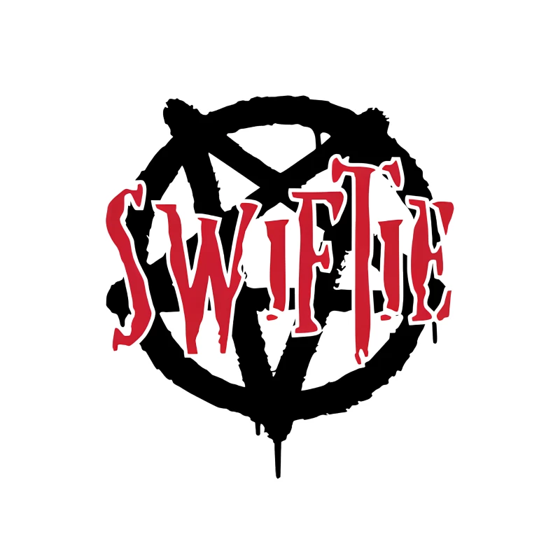 Swiftie Metal Version Throw Pillow