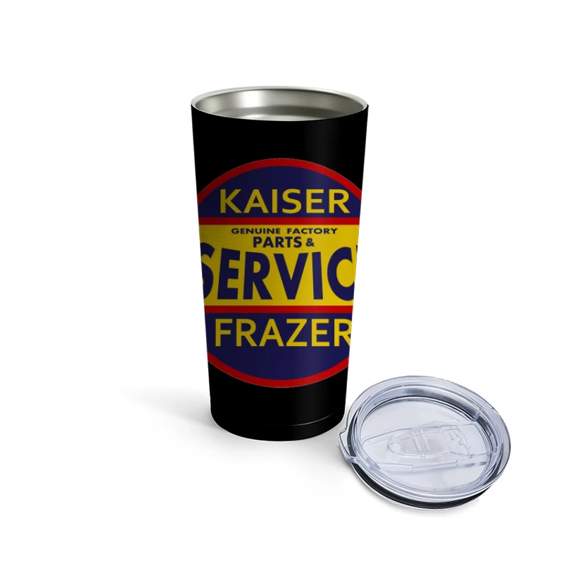 Vintage Kaiser Frazer Automotive Service and Parts Dealership Sign Travel Mug