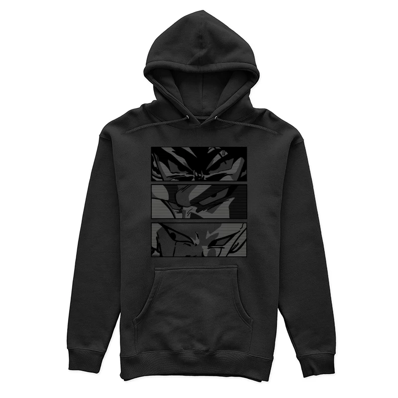 Mysteriöse Comic-Silhouette Damen Pullover Hoodie