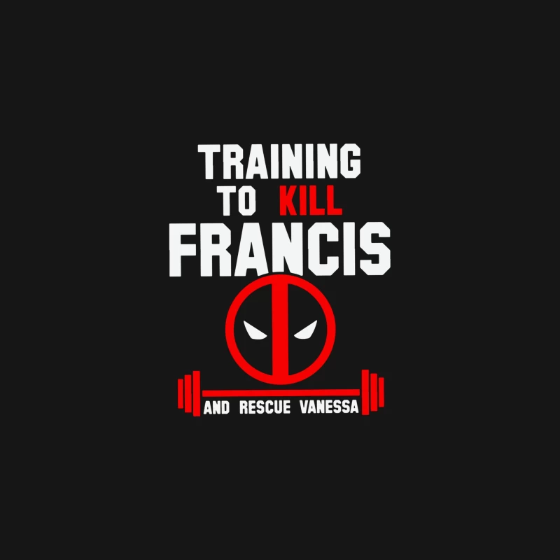 Training To Kill Francis Deadpool Desk Mat