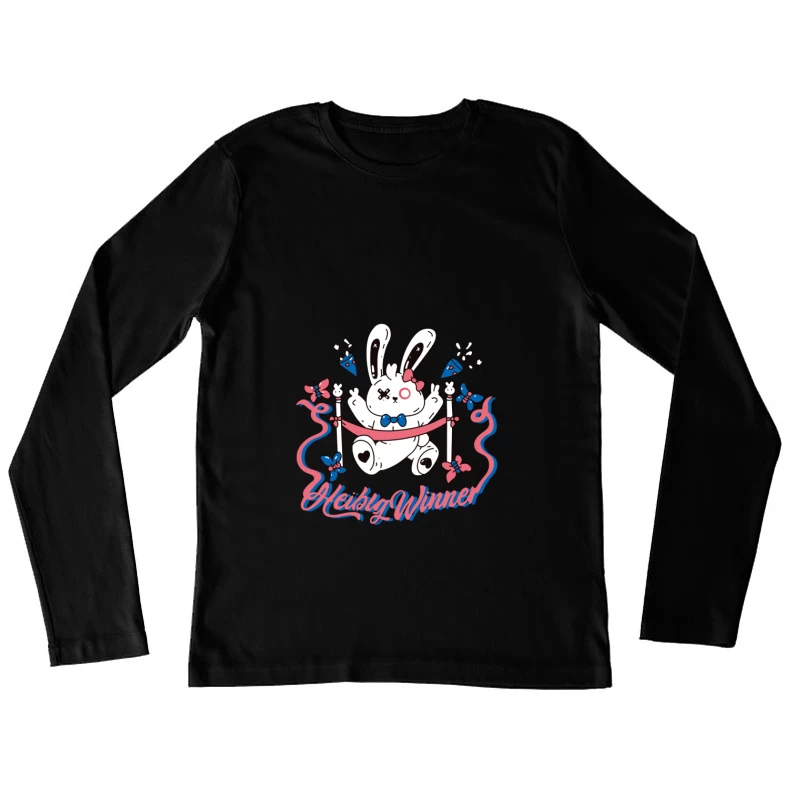 Kawaii Häschen-Gewinner Damen Langarm T-Shirt