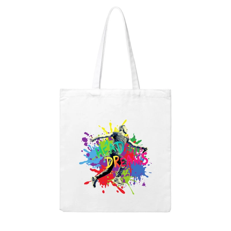 Coldplay Splash Color Cotton Tote Bag