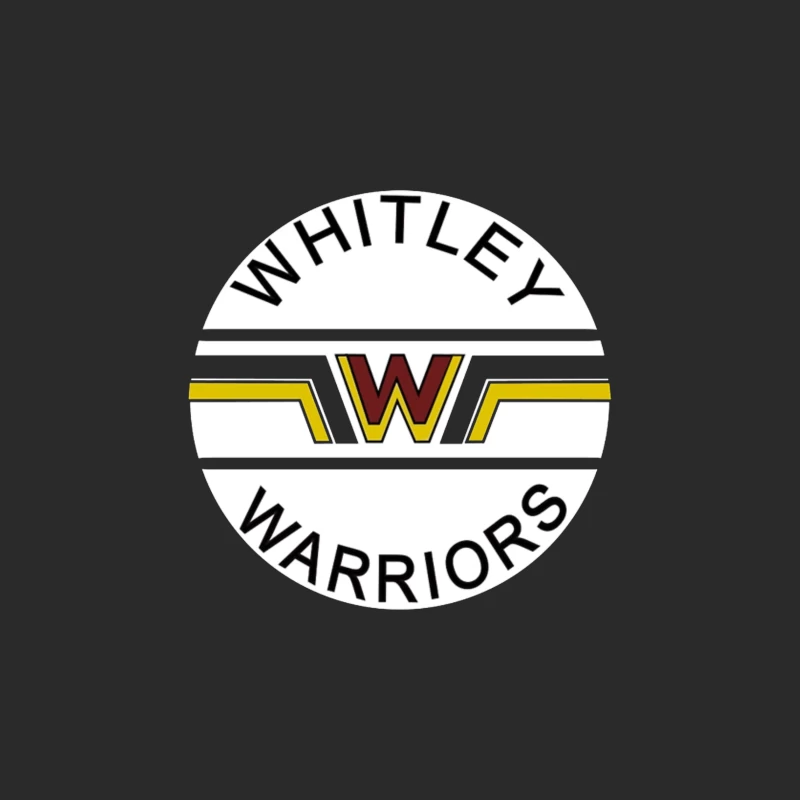 Whitley Warriors Ice Hockey Team Circular Logo Design Baseball Cap
