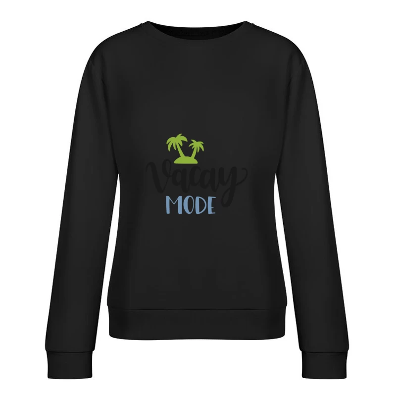 Mode Vacances avec Palmiers Femme Sweat-shirt à enfiler