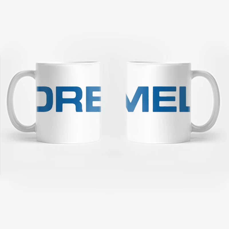 Dremel Power Tools Company Blue Logo Coffee Mug