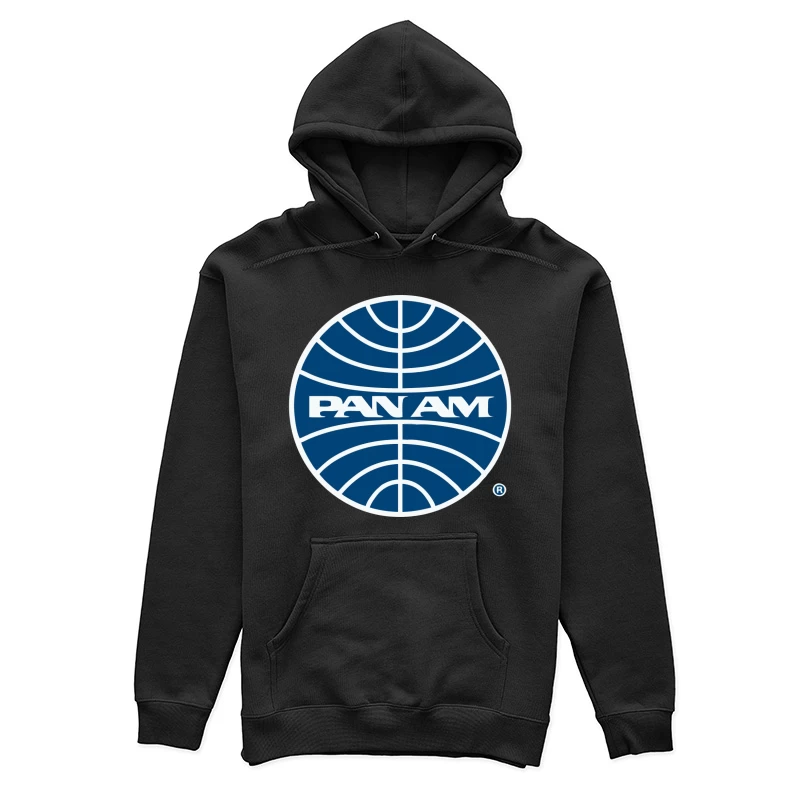 Pan Am Mid 1950s Globe Inverted Female Pullover Hoodie