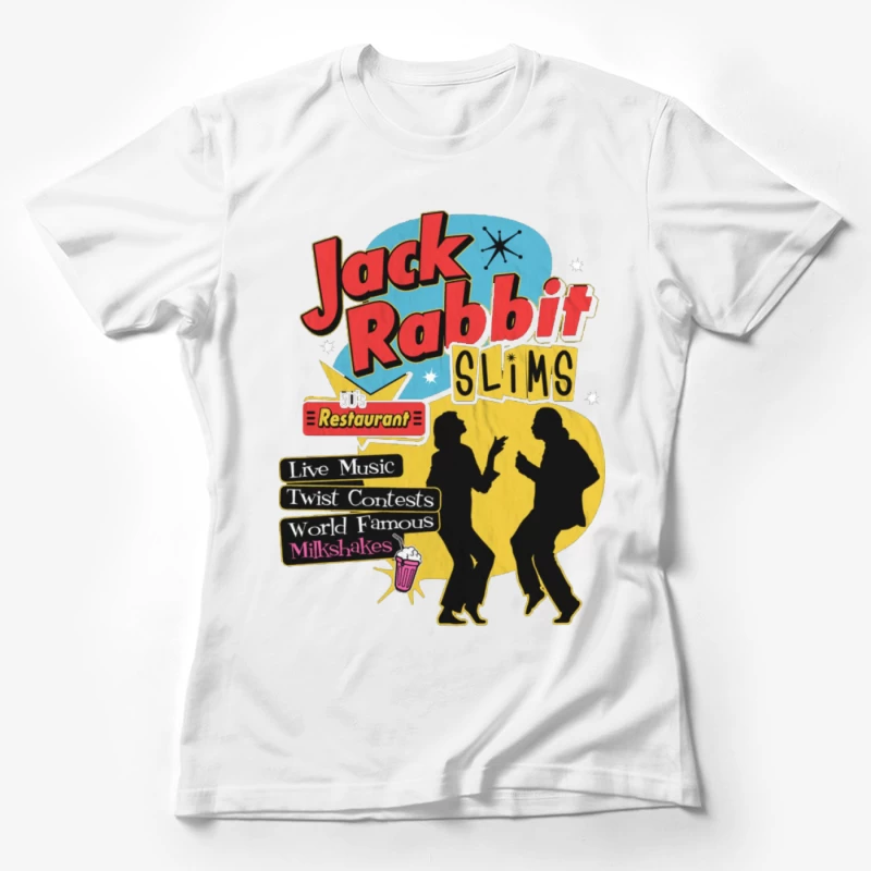 Jack Rabbit Slims Diner 3 Female T-Shirt