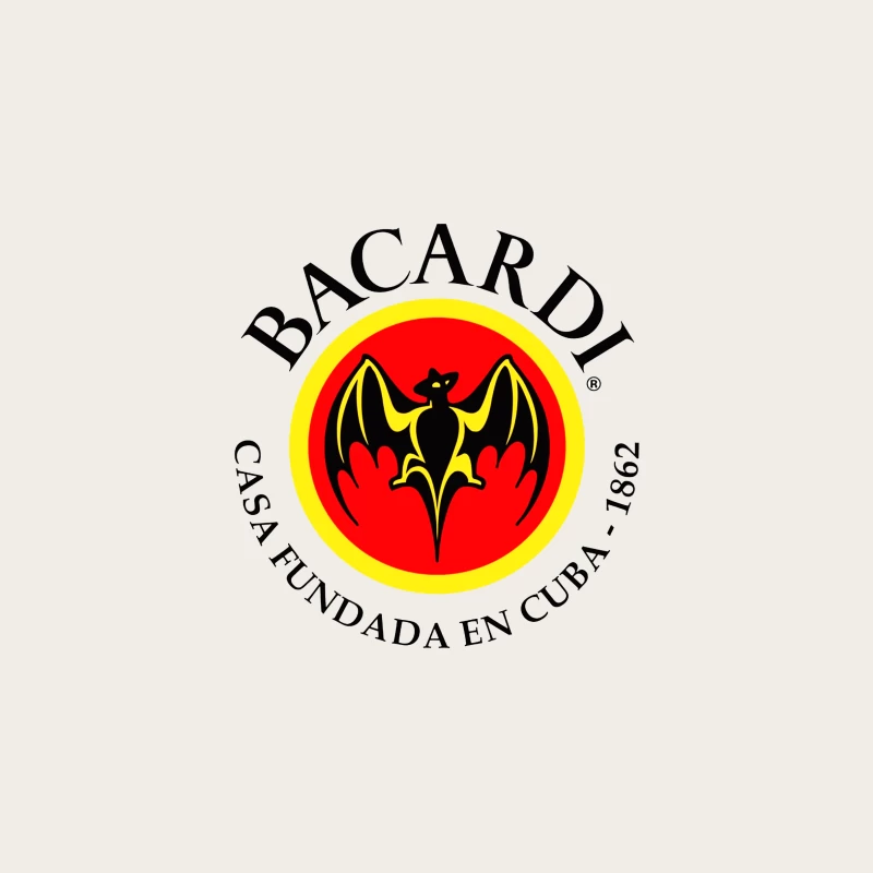 Bacardi Rum's Historic Cuban Bat Logo Bucket Hat