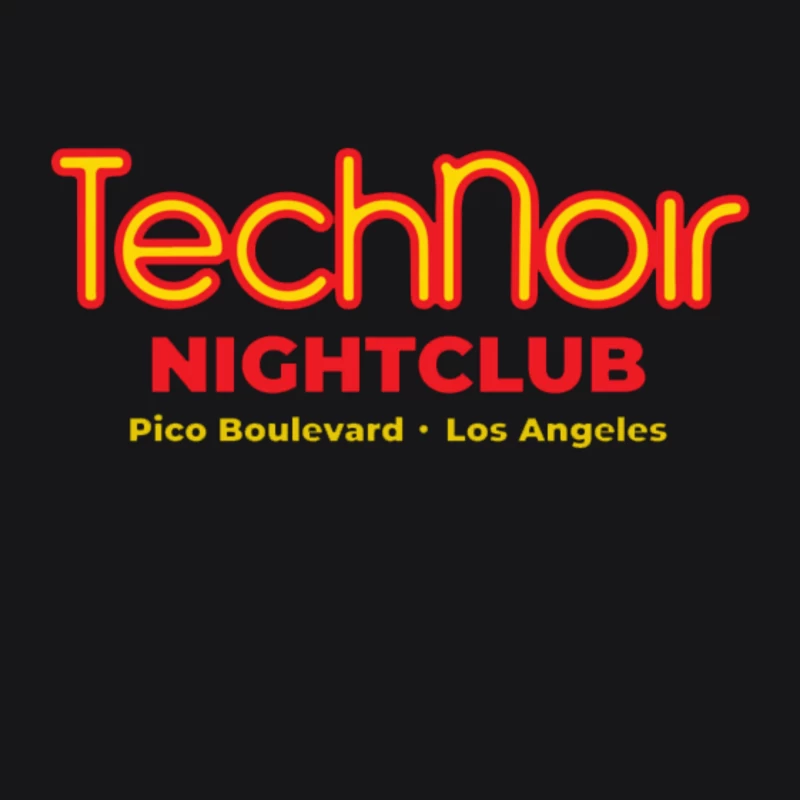 TechNoir Los Angeles Male Pullover Hoodie