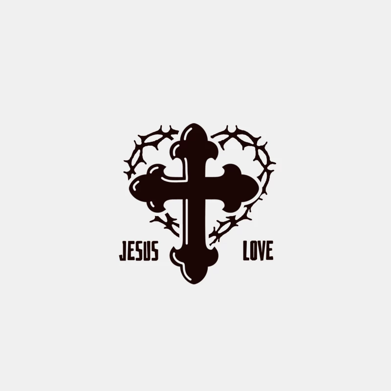 Kreuz der Liebe mit Dornenkrone Herren Tanktops