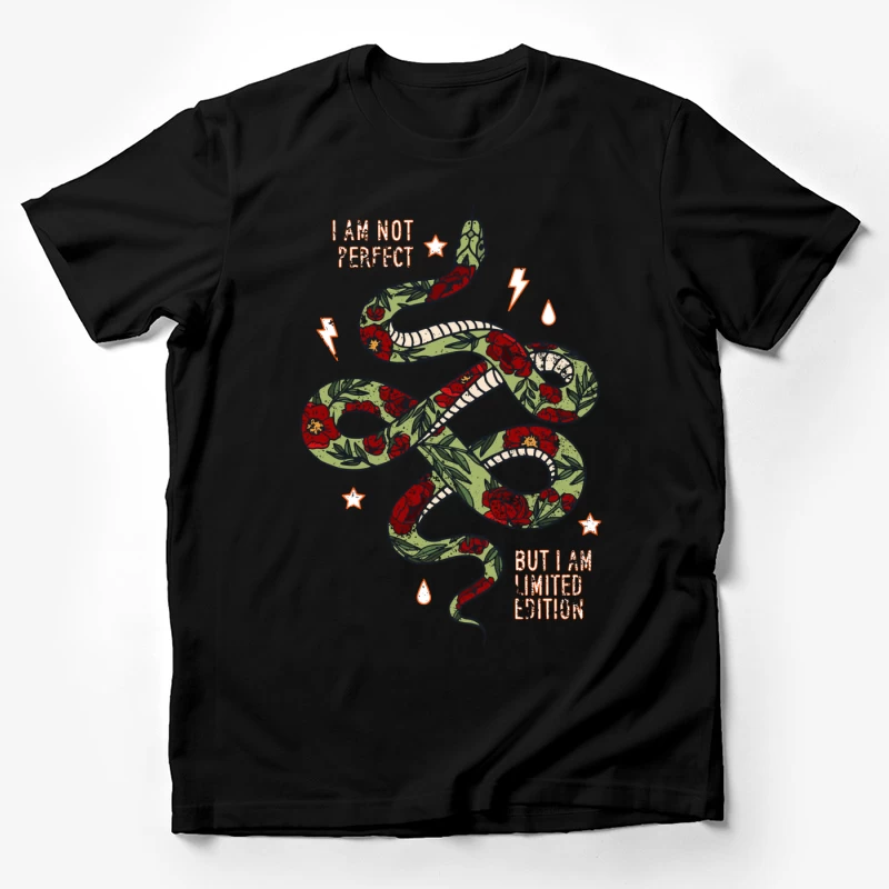 Serpent artistique avec message unique Homme T-Shirt