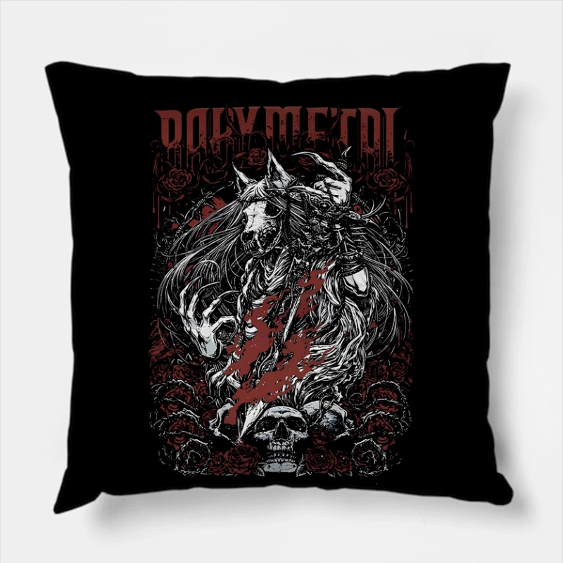 Babymetal Throw Pillow