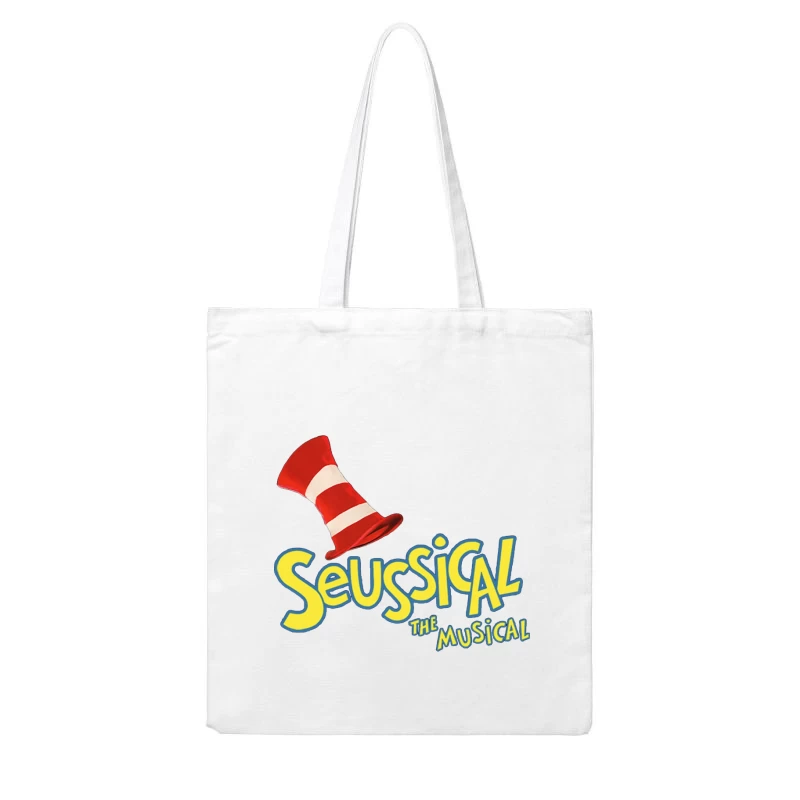 Seussical The Musical Theater Production Logo Cotton Tote Bag