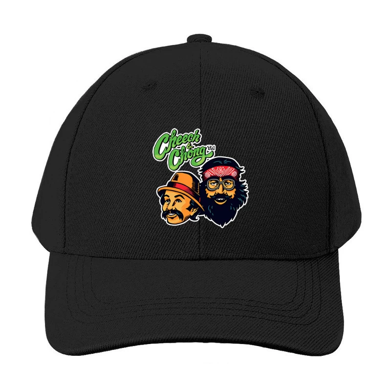 Cheech & Chong Retro Cartoon Logo Design Baseball Cap