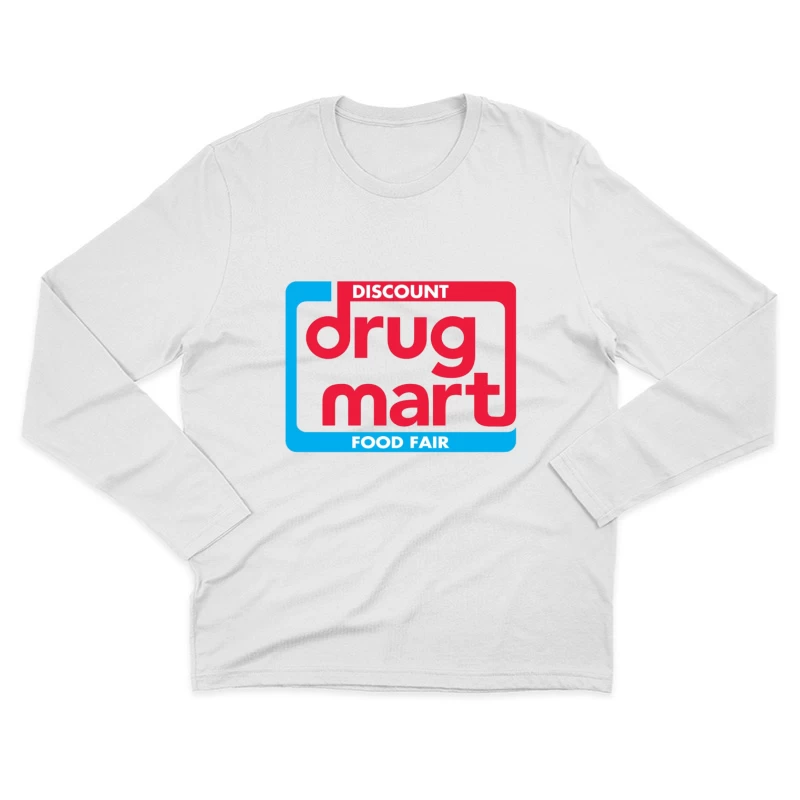 Discount Drug Mart Food Fair Vintage Retail Logo Male Long Sleeve T-Shirt