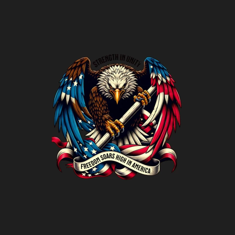 Adler und Freiheit in Amerika Herren Tanktops
