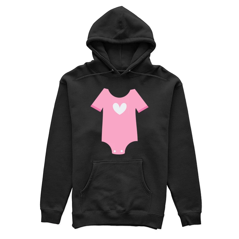 Body rose avec cœur Femme Sweat à capuche
