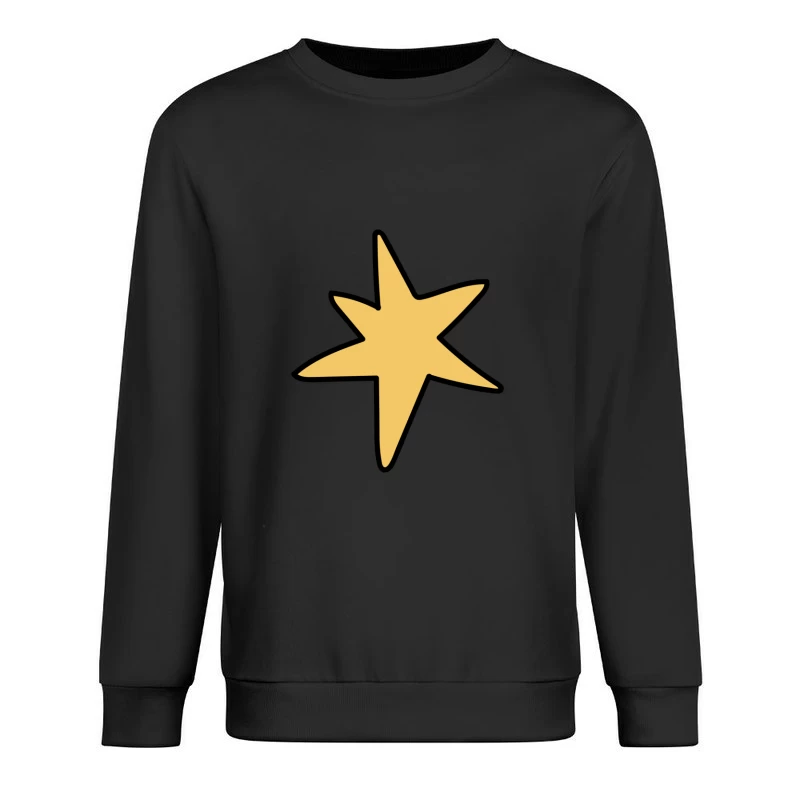 Étoile dorée abstraite Homme Sweat-shirt à enfiler