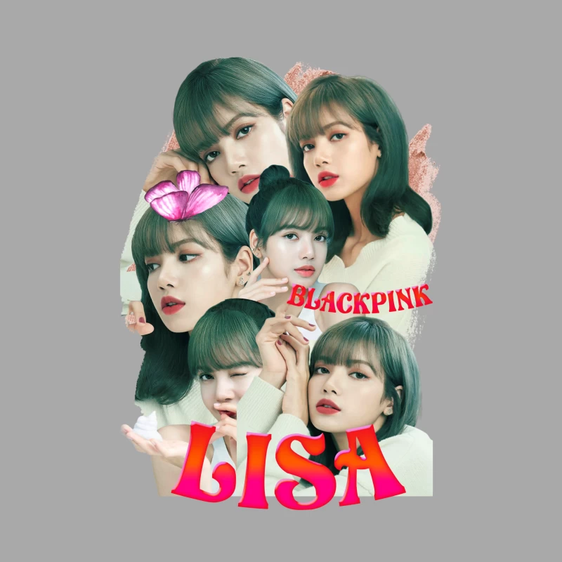 BLACKPINK Lisa - K-pop Icon in Fashion and Music Male Pullover Hoodie