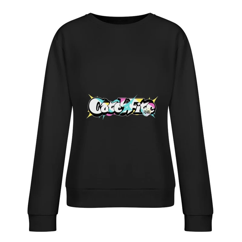 Catch a Fire Grafikdesign Damen Pullover Sweatshirt