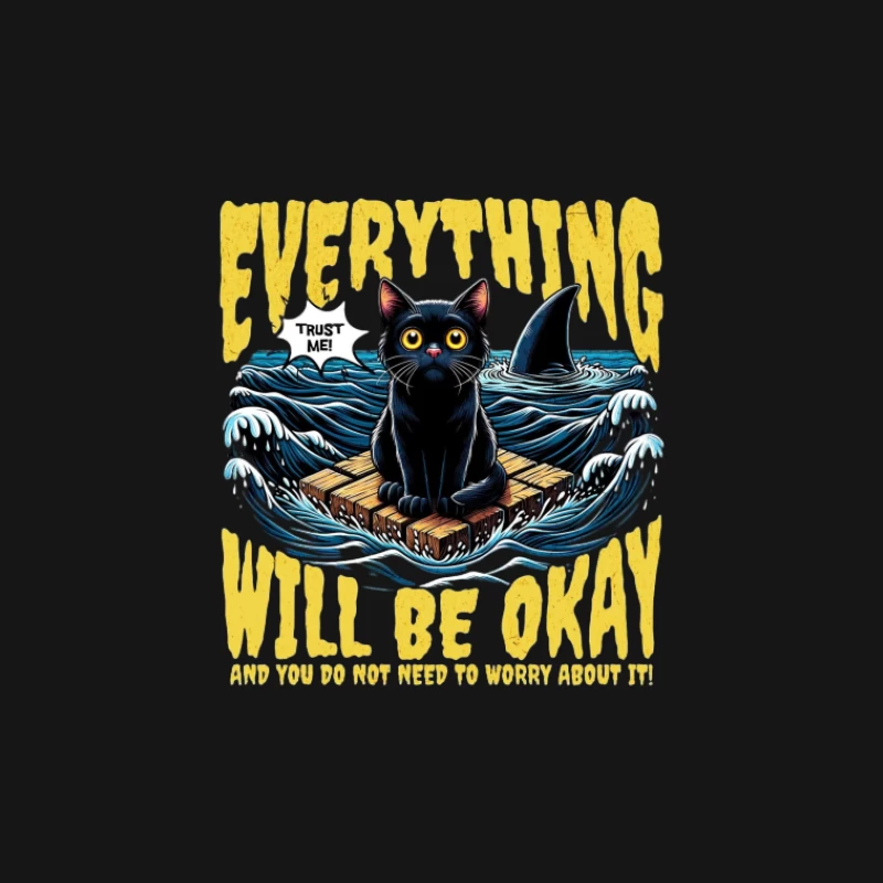 Katzenabenteuer auf dem Meer Herren Langarm T-Shirt