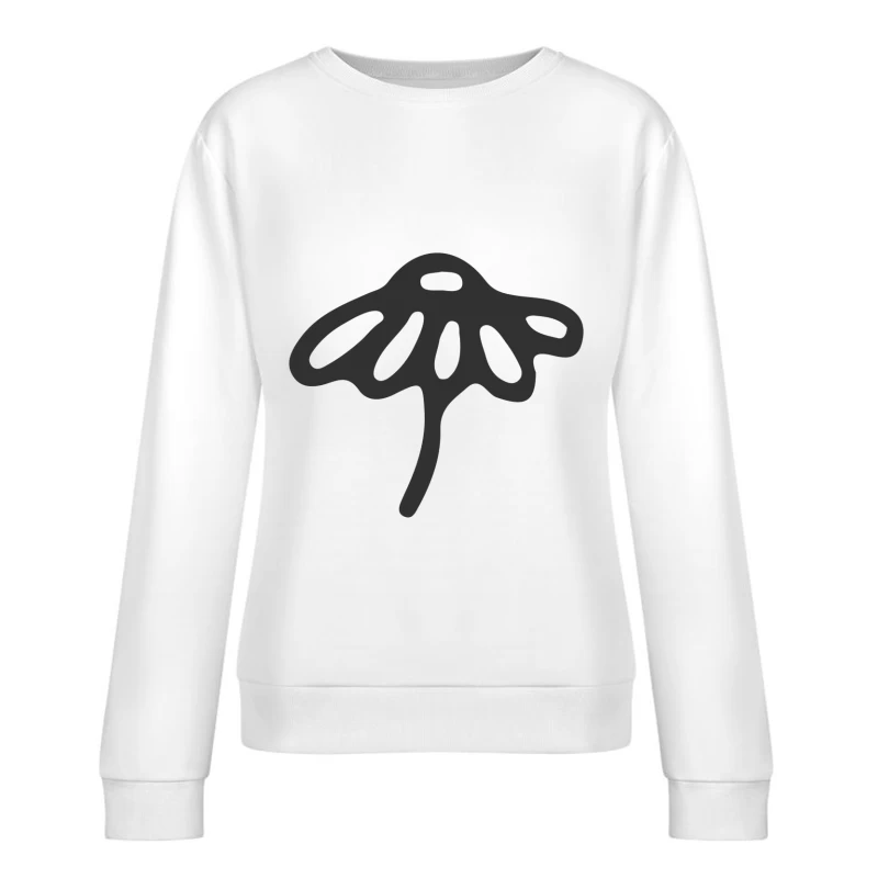 Motif abstrait en forme de parapluie Femme Sweat-shirt à enfiler