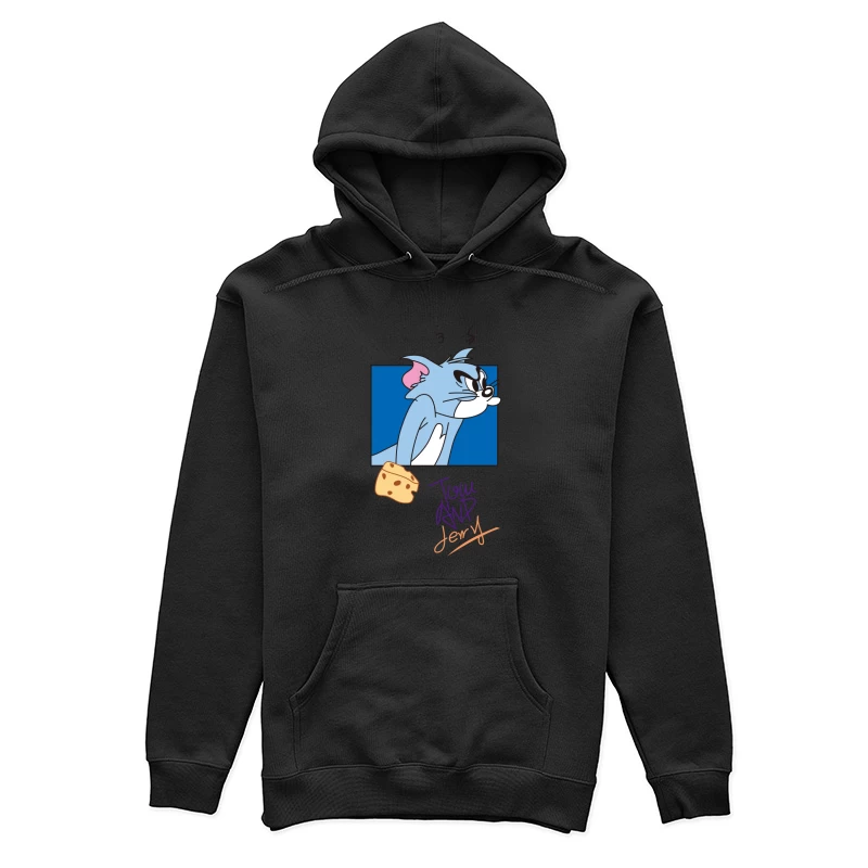 Tom und Jerry Zeichentrick, Comic-Szene im Retro-Stil Damen Pullover Hoodie