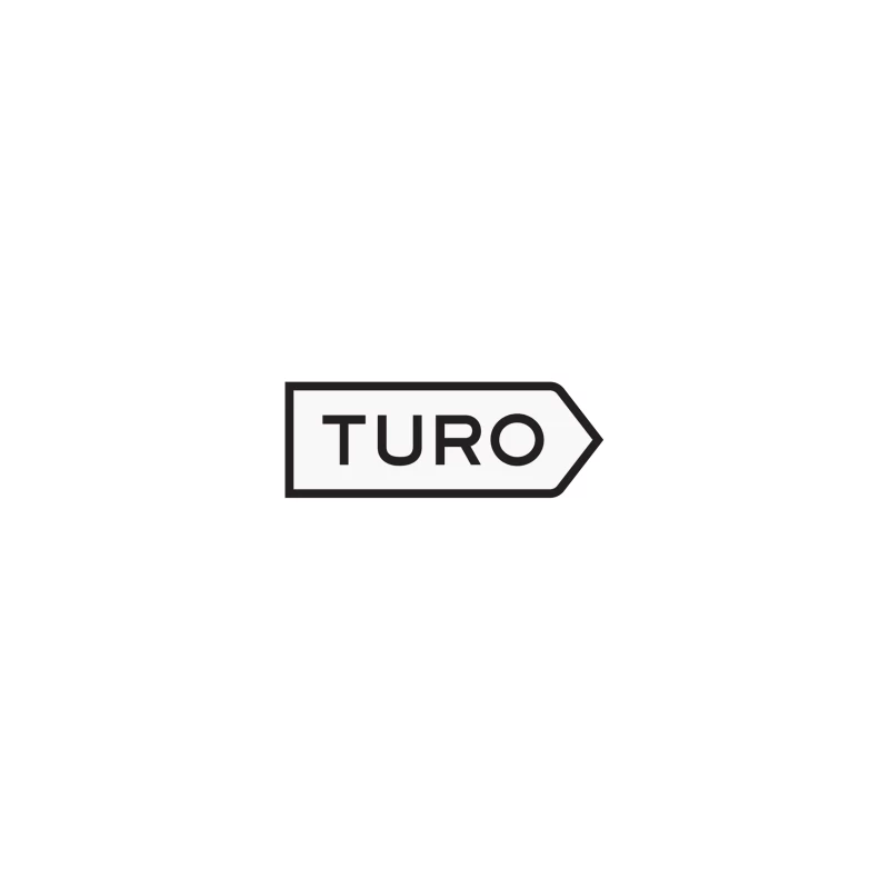 Turo Car-Sharing Service Minimalist Arrow Logo iPhone Case