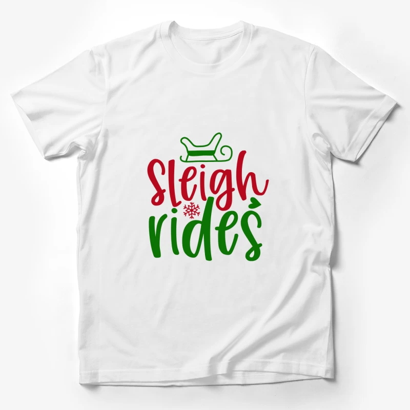 Balade en traîneau festive Homme T-Shirt