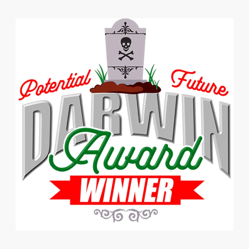 The Darwin Awards Throw Pillow