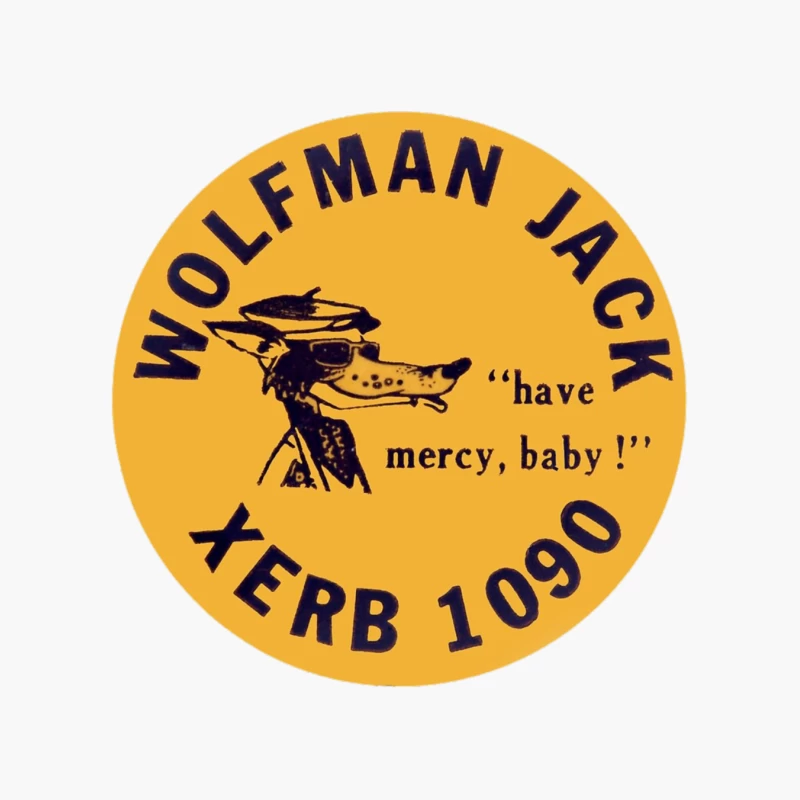 XERB Radio Wolfman Jack Cotton Tote Bag