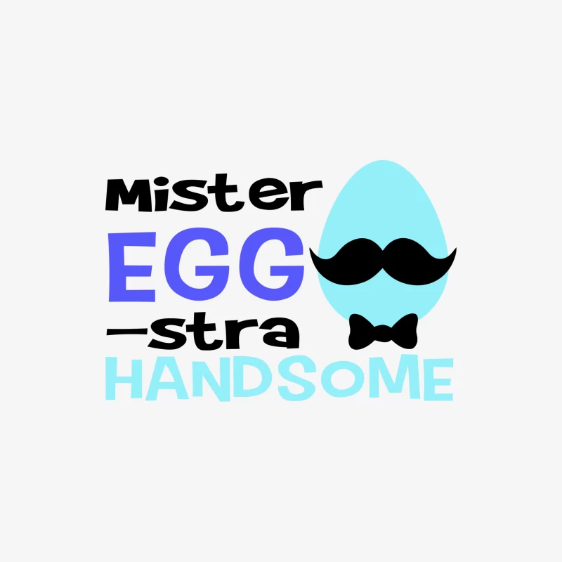 Œuf élégant avec moustache Homme Manches Longues T-Shirt